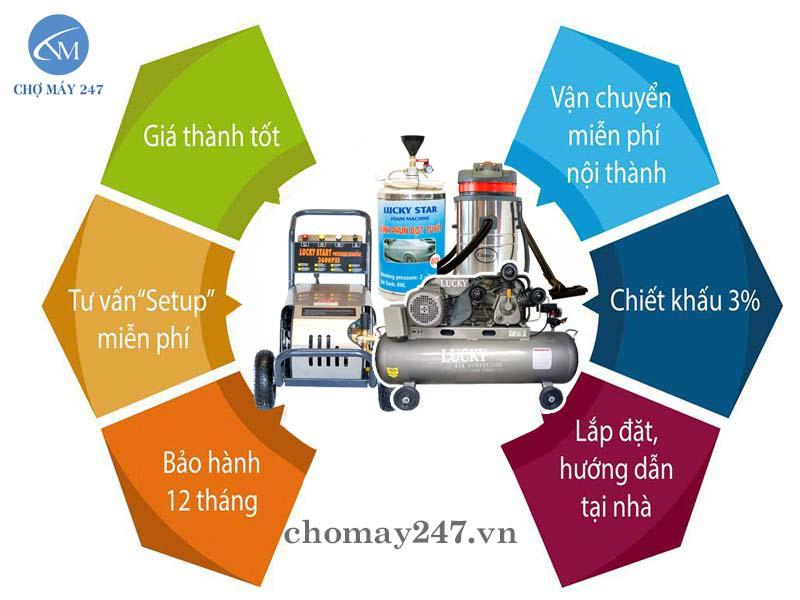 Mua bộ thiết bị rửa xe ô tô tại Điện máy Nhật Minh nhận ưu đãi lớn