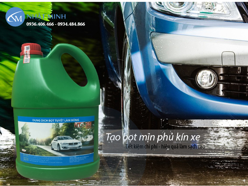 Sản phẩm hóa chất rửa xe mới nhất thương hiệu HT3M