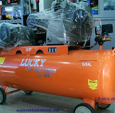 Máy nén khí piston công nghiệp 120lit 3HP Lucky