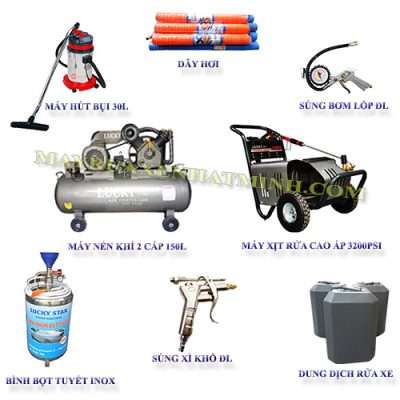 bộ thiết bị rửa xe