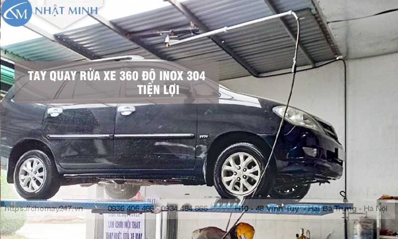 Tay quay rửa xe tiện dụng, nên đầu tư