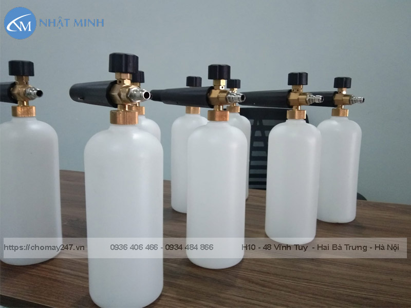 Hướng dẫn lắp bình bọt tuyết 1L
