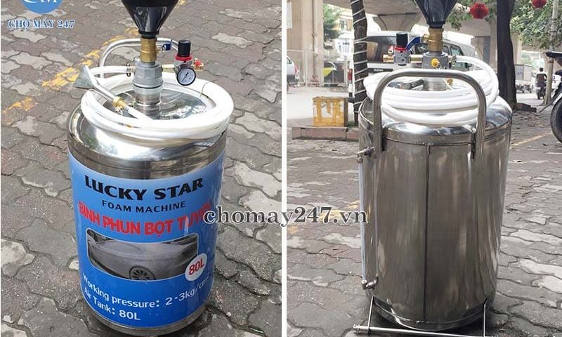 Bình bọt tuyết Inox 304