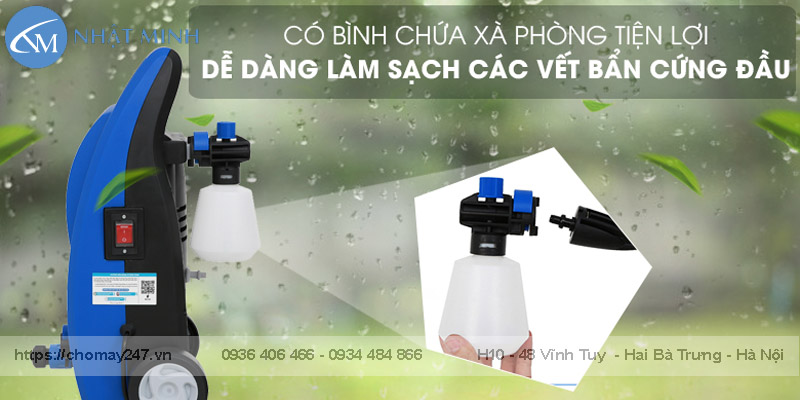 Bình chứa dung dịch làm sạch xe tiện lợi