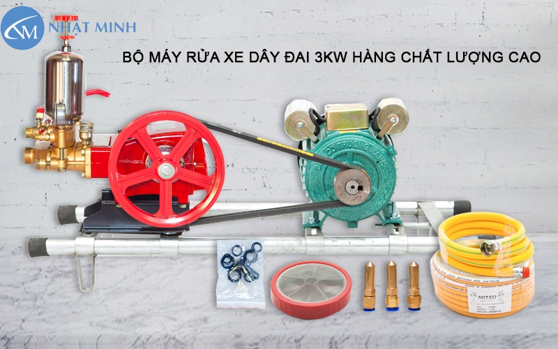Bộ máy rửa xe dây đai lucky star tại điện máy nhật minh