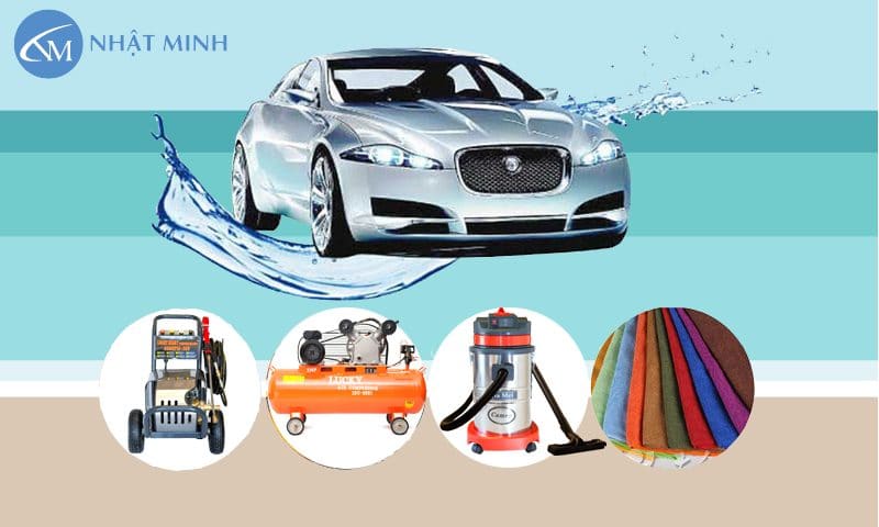 Bộ thiết bị rửa xe ô tô chuyên dụng điện 1 pha được lựa chọn nhiều nhất