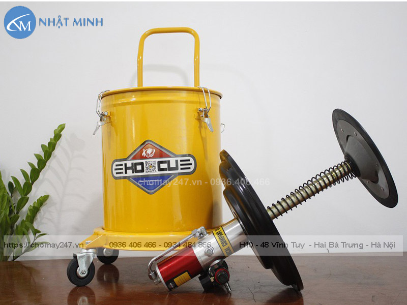 Cấu tạo máy bơm mỡ xe ô tô Kocu chắc chắn, đầu bơm khí nén hoạt động ổn định