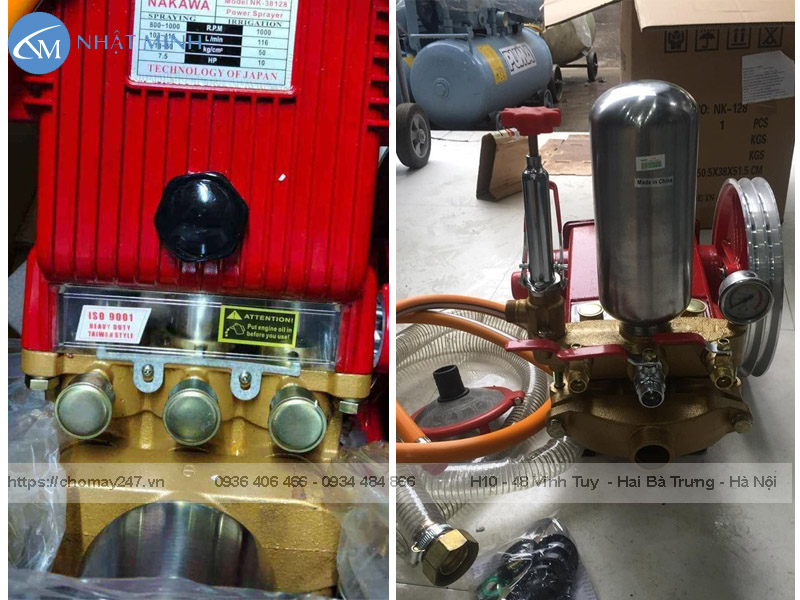 Đầu bơm máy rửa xe Nakawa NK-38128