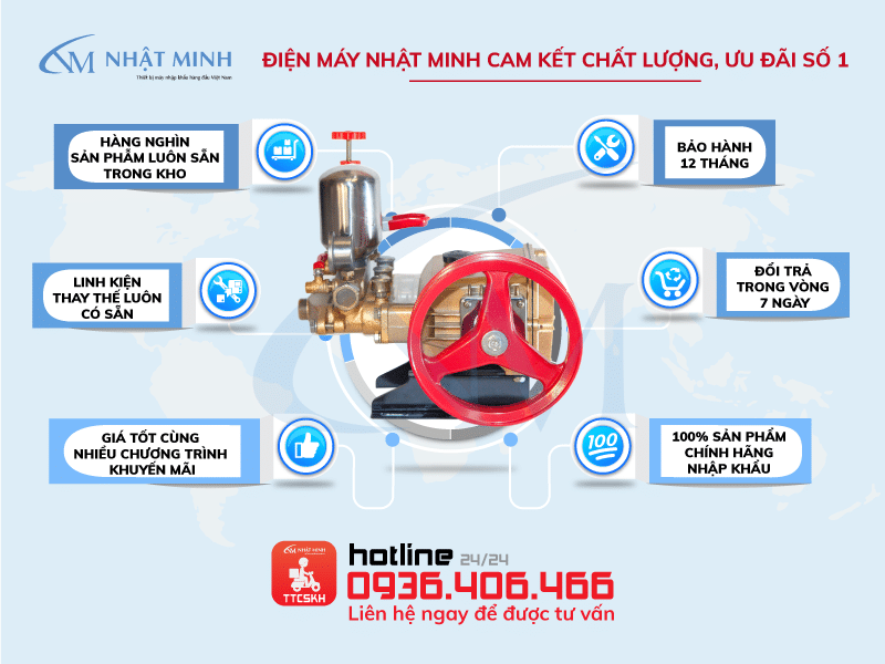 Đầu bơm máy rửa xe HL30 chính hãng
