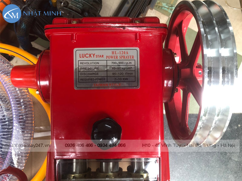 Đầu bơm máy rửa xe HL120 nhập khẩu, giá tốt