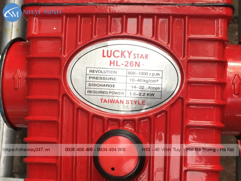 Đầu máy rửa xe dây đai HL26