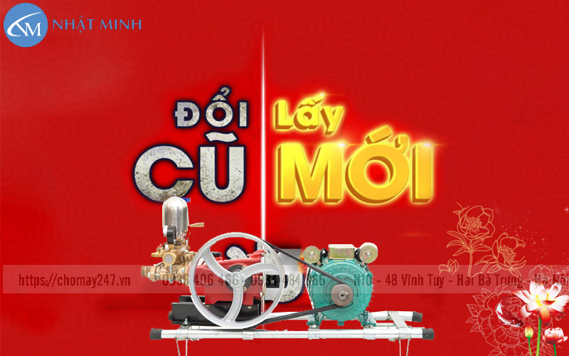Đổi mới máy rửa xe chính sách hỗ trợ giá tốt