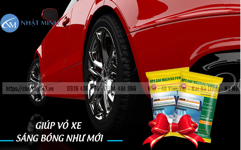 Hiệu quả bột rửa xe không chạm mang lại ngoài mong đợi