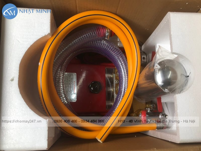 Đầu bơm máy rửa xe dây đai Lucky Star Trung Quốc nội địa bền, đã bao gồm phụ kiện