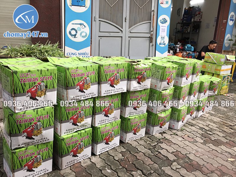 Đầu bơm máy rửa xe dây đai Lucky Star ổn định, vô cùng bền, giá rẻ