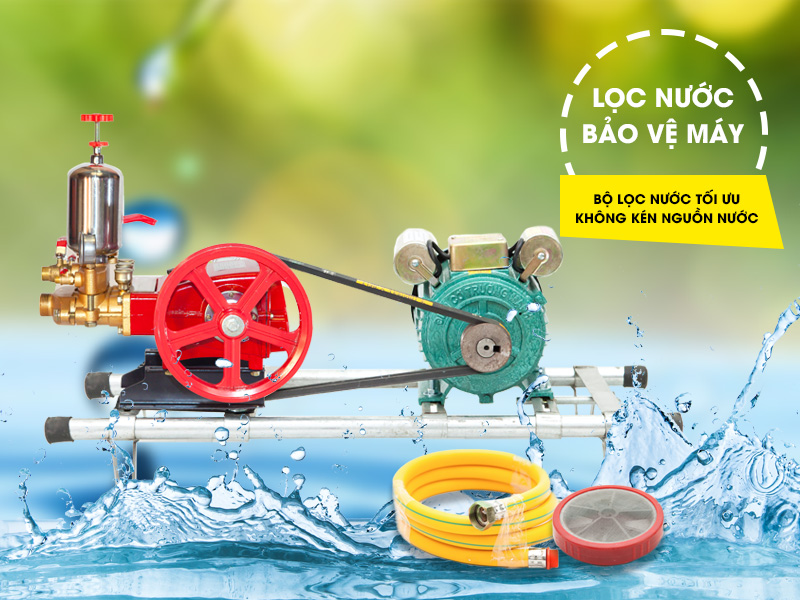 Máy rửa xe dây đai HL80 bền đẹp