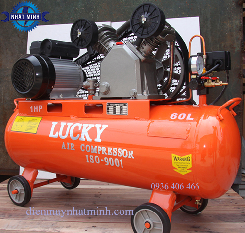 Máy nén khí lucky 60 lit cho tiệm