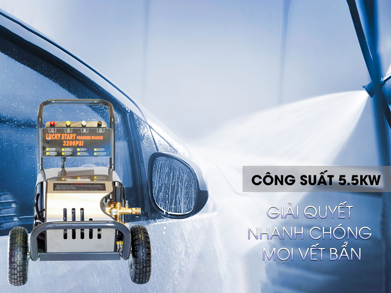 Máy rửa xe 3 pha cho tiệm được bán chạy nhất hiện nay