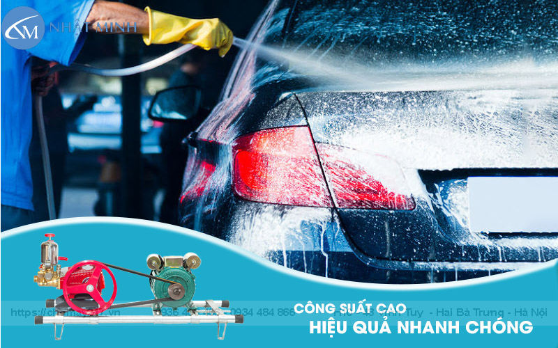 Máy rửa xe dây đai 3Hp giá tốt tại Hà Nội