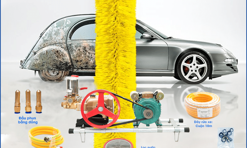 Phụ kiện máy rửa xe dây đai 3hp