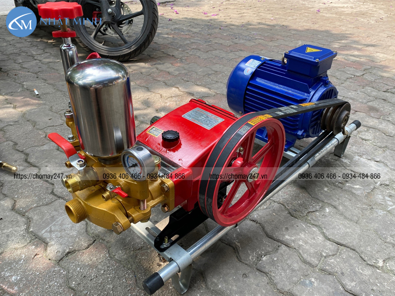 Máy rửa xe dây đai mini HL80 áp lực nước mạnh và bền bỉ