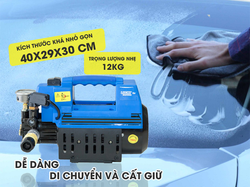 Máy rửa xe gia giá rẻ, chính hãng, thiết kế tinh tế