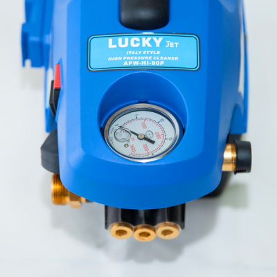 Đồng hồ đo áp máy rửa xe mini Lucky Jet APW-HI-90P