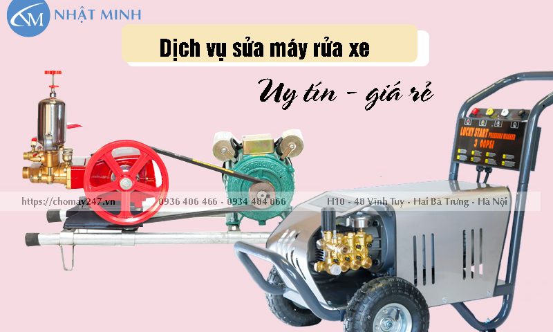 Dịch vụ sửa máy rửa xe chuyên nghiệp tại hà nội
