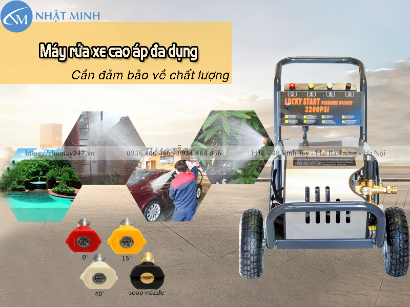 Cam kết khi sửa máy rửa xe cao áp tại Điện máy Nhật Minh