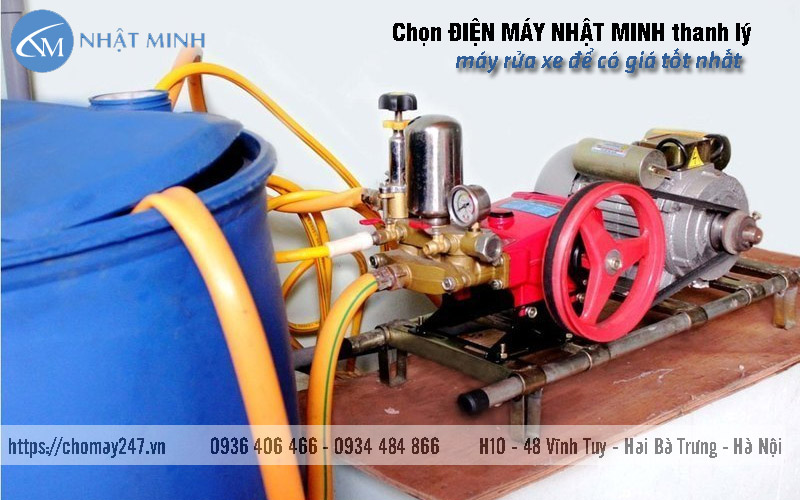 Thanh lý máy rửa xe tại Hà Nội tìm chỗ nào có giá cao nhất ?