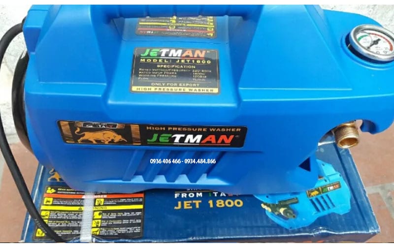 Máy xịt rửa xe mini Trung QUốc Jetman 1.8Kw giá rẻ