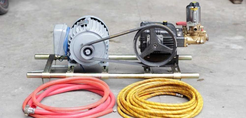 Trọn bộ máy rửa xe dây đai giá rẻ đầy đủ phụ kiện