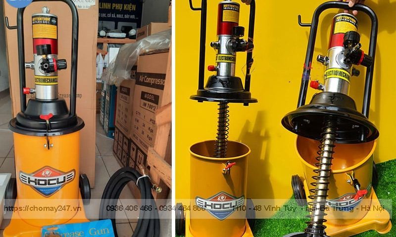 Vệ sinh máy bơm mỡ