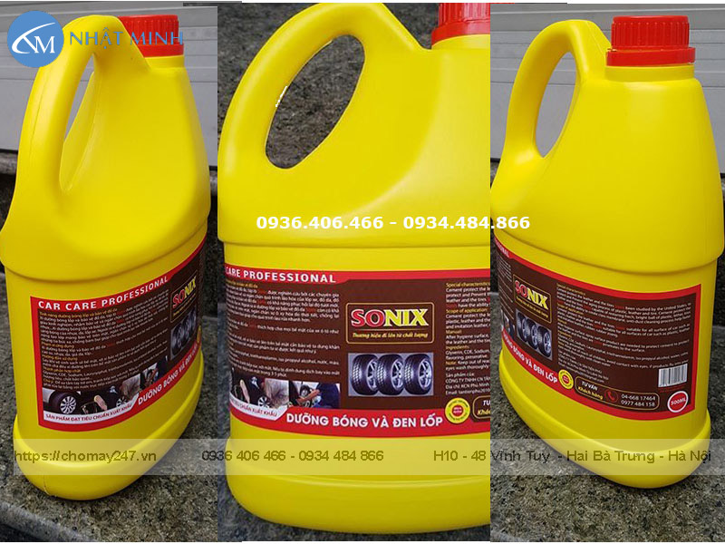 Xi bóng lốp Sonix sử dụng trực tiếp hoặc pha 1:1